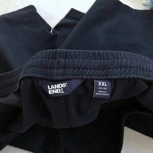 Lands' End NWOT Navy Pull On Shorts Men XXL (44-46) - Picture 9 of 11